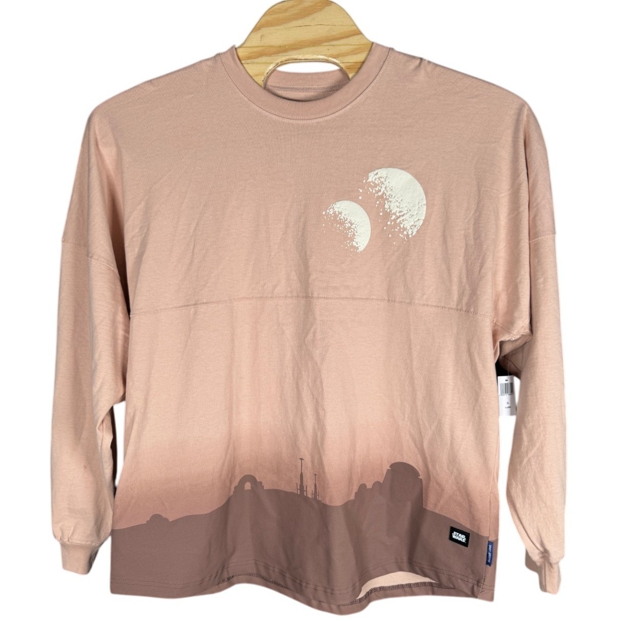Bnwt Disney Star Wars Sands Of Tatooine Spirit Jersey Xl Puff Print
